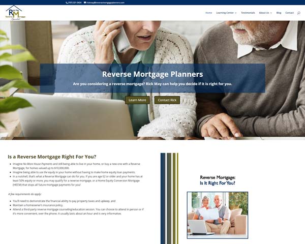 Reverse Mortgage Planners | Rick May